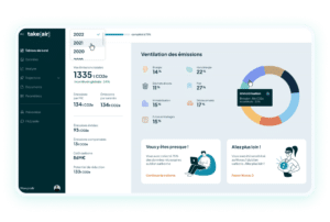 Logiciel de mesure de l'impact carbone pour entreprise